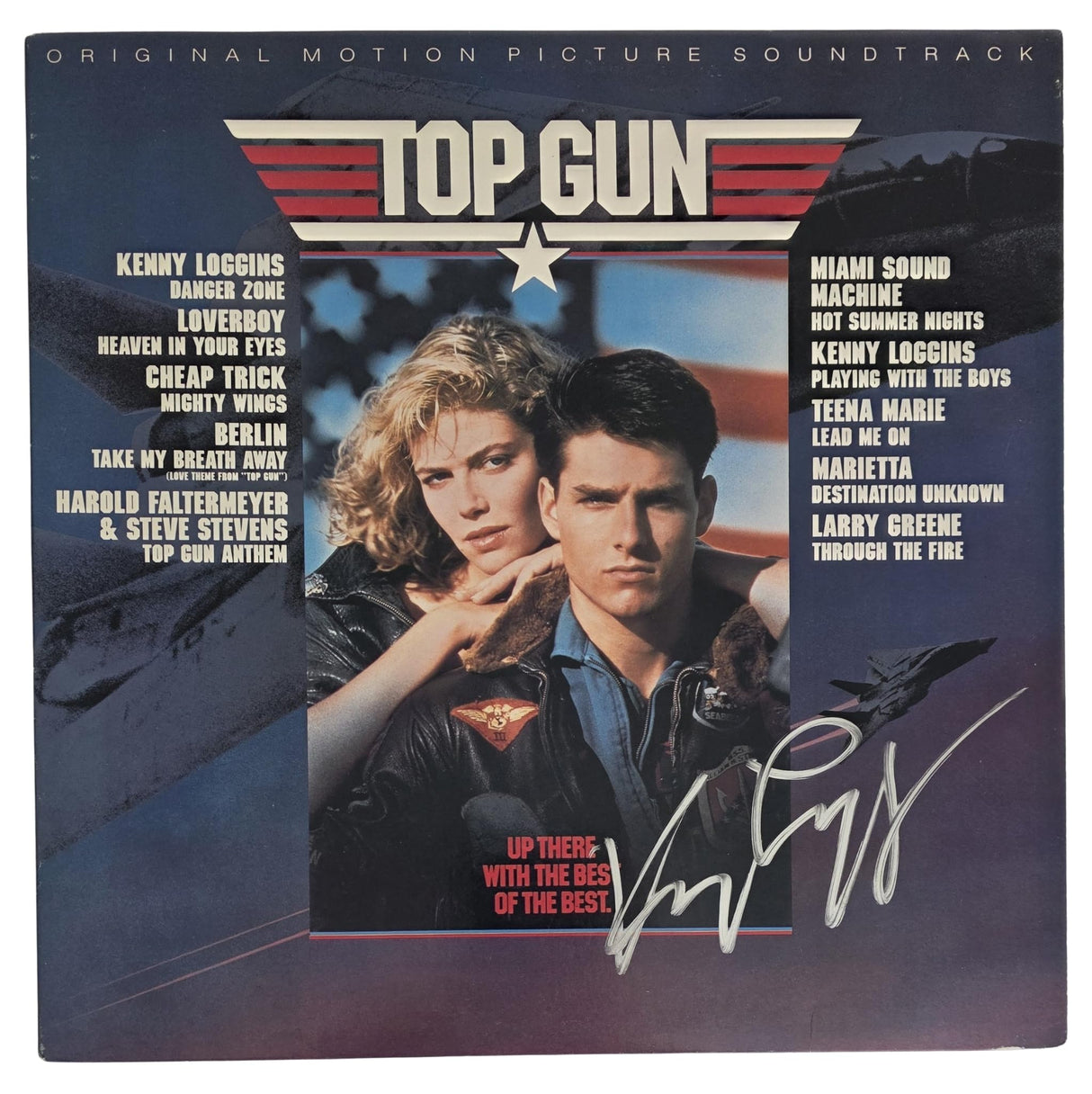 Kenny Loggins Signed Top Gun Album COA Exact Proof Autographed Vinyl Record