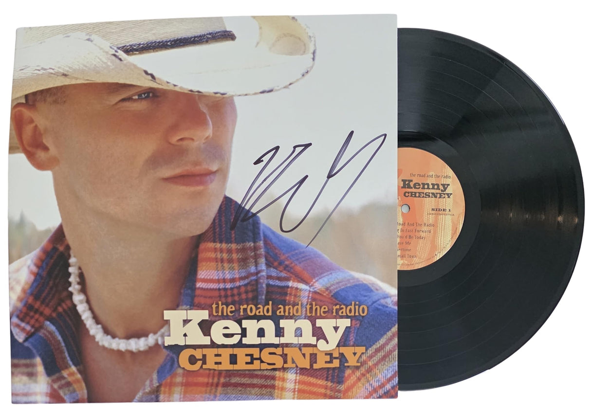 Kenny Signed The Road And The Radio Album COA Proof Autographed Vinyl Record Kenny Chesney