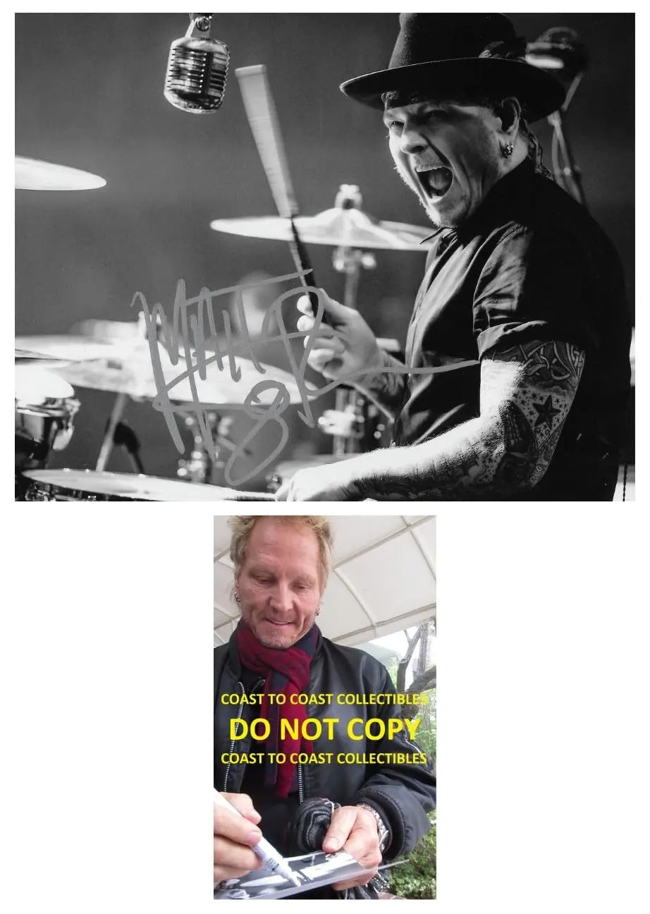 Matt Sorum Signed 8x10 Photo Proof COA Autographed Guns N Roses Drummer GNR..