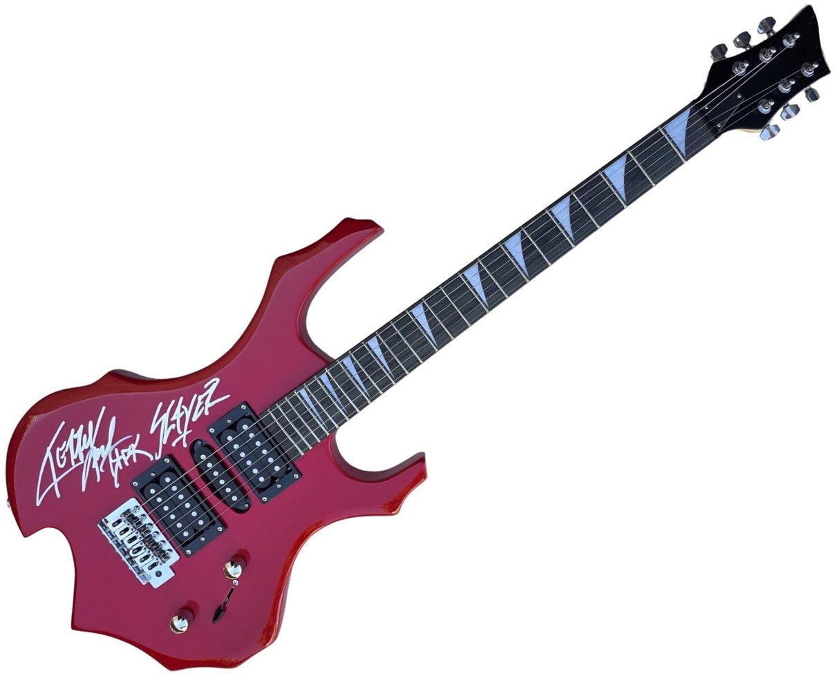 Kerry King Signed Full Size Electric Metal Guitar COA Exact Proof Autographed Auto Slayer