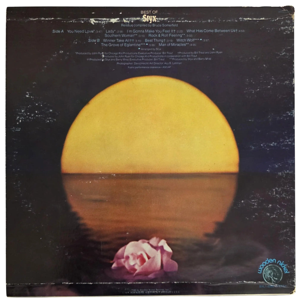 Tommy Shaw & James Young Signed Best of Styx Album COA Proof Autographed Vinyl Record