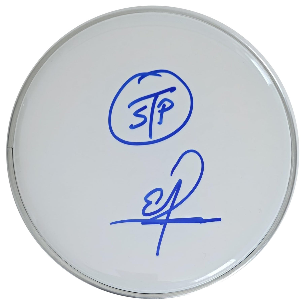 Eric Kretz Stone Temple Pilots Drummer Signed Drumhead COA Proof Autographed STP