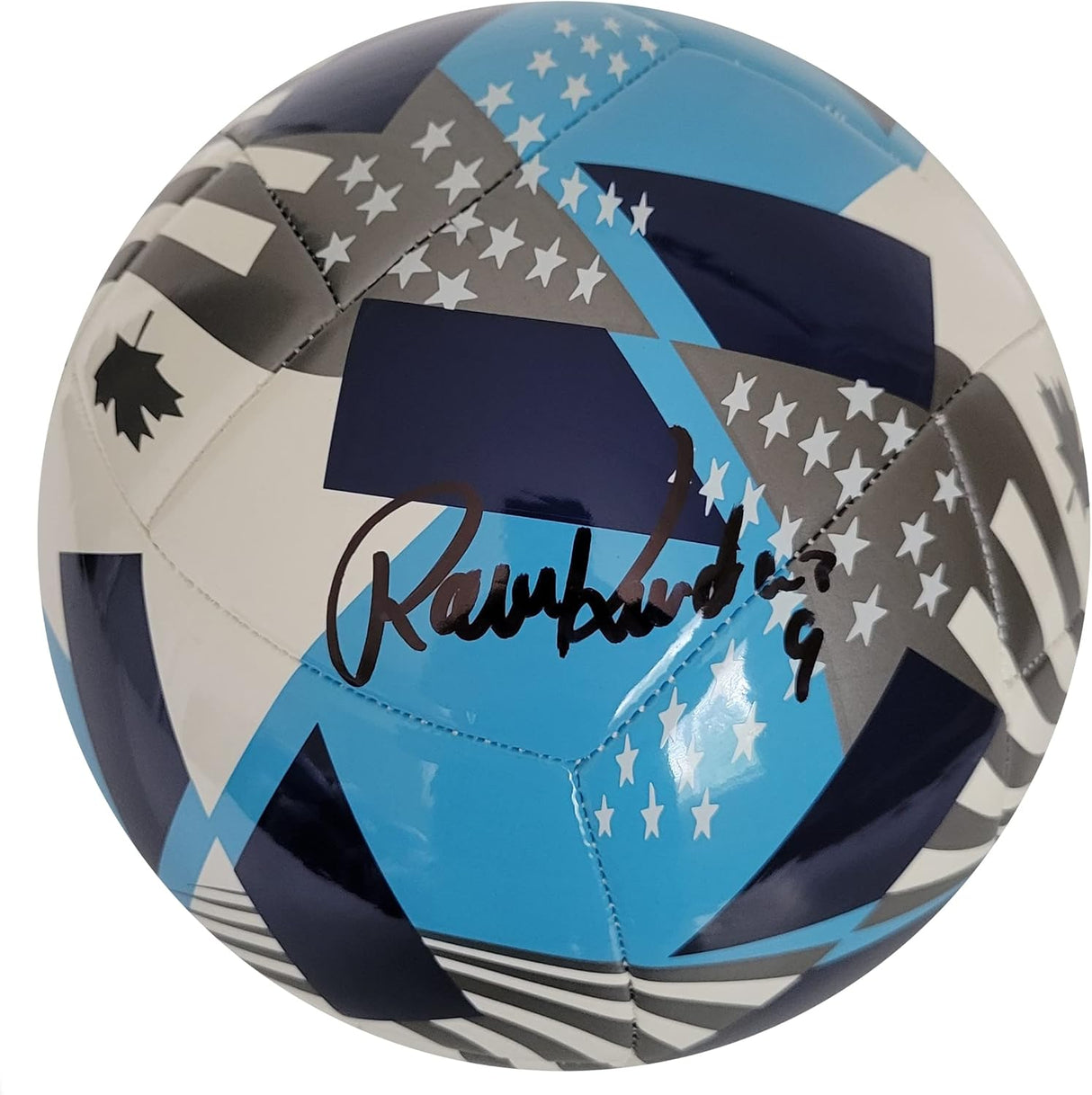 Raul Ruidiaz Seattle Sounders FC signed soccer MLS ball COA proof autographed.