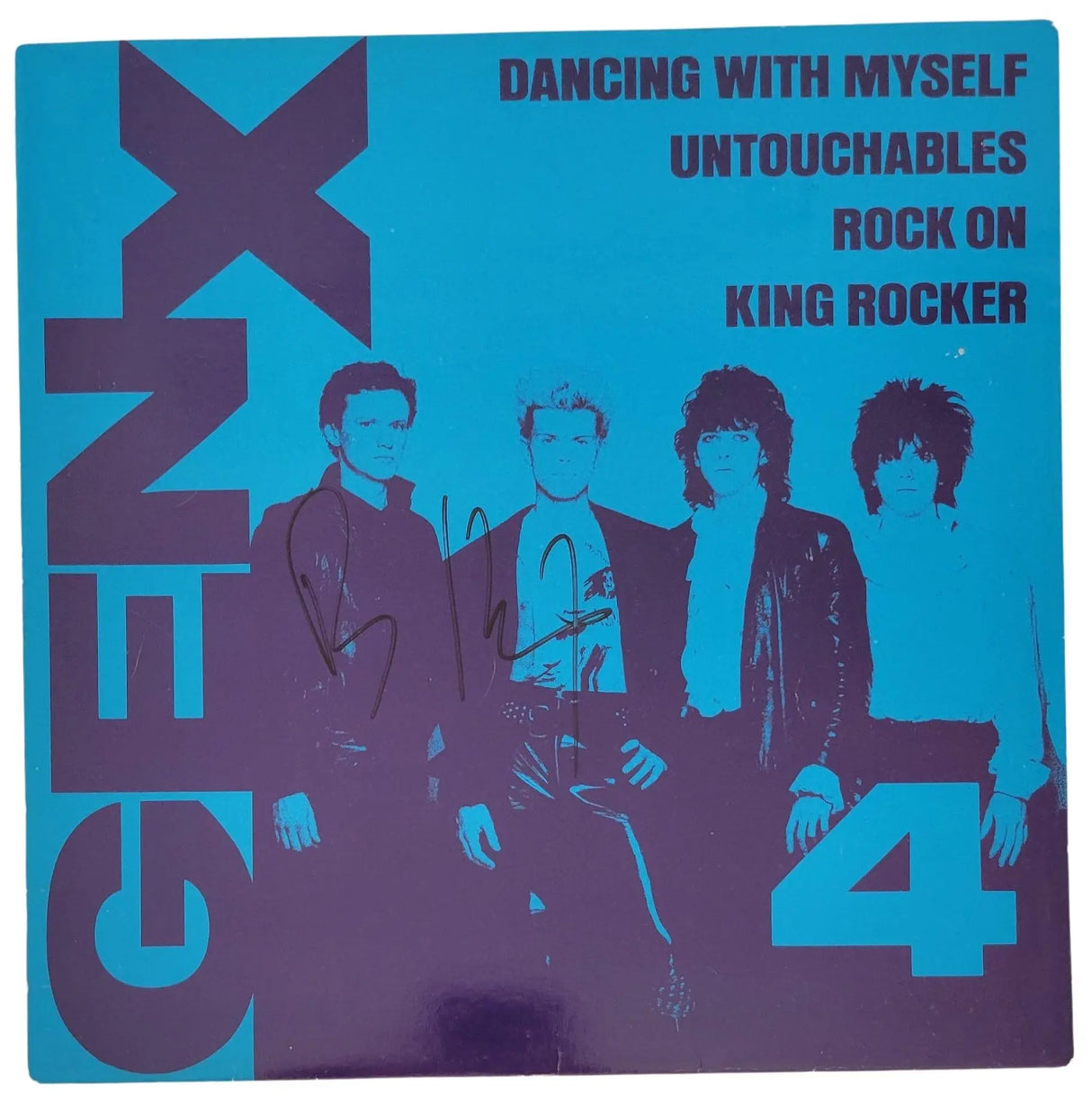 Billy Idol Signed Generation X Album COA Proof Autographed Dancing with Myself Vinyl Record STAR