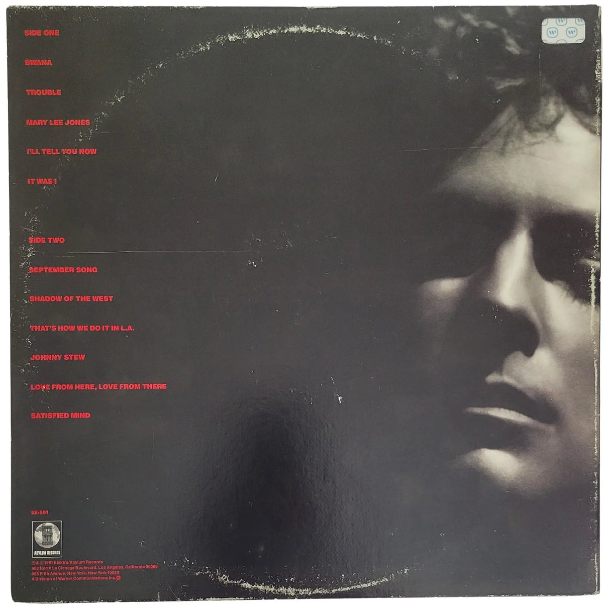 Lindsey Buckingham Signed Law and Order Album COA Proof Autographed Vinyl Record