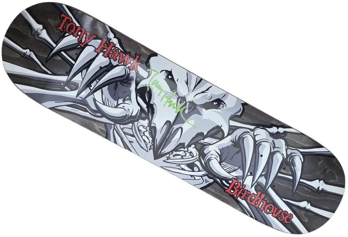 Tony Hawk Signed Skateboard Deck Birdhouse Proof COA Autographed.