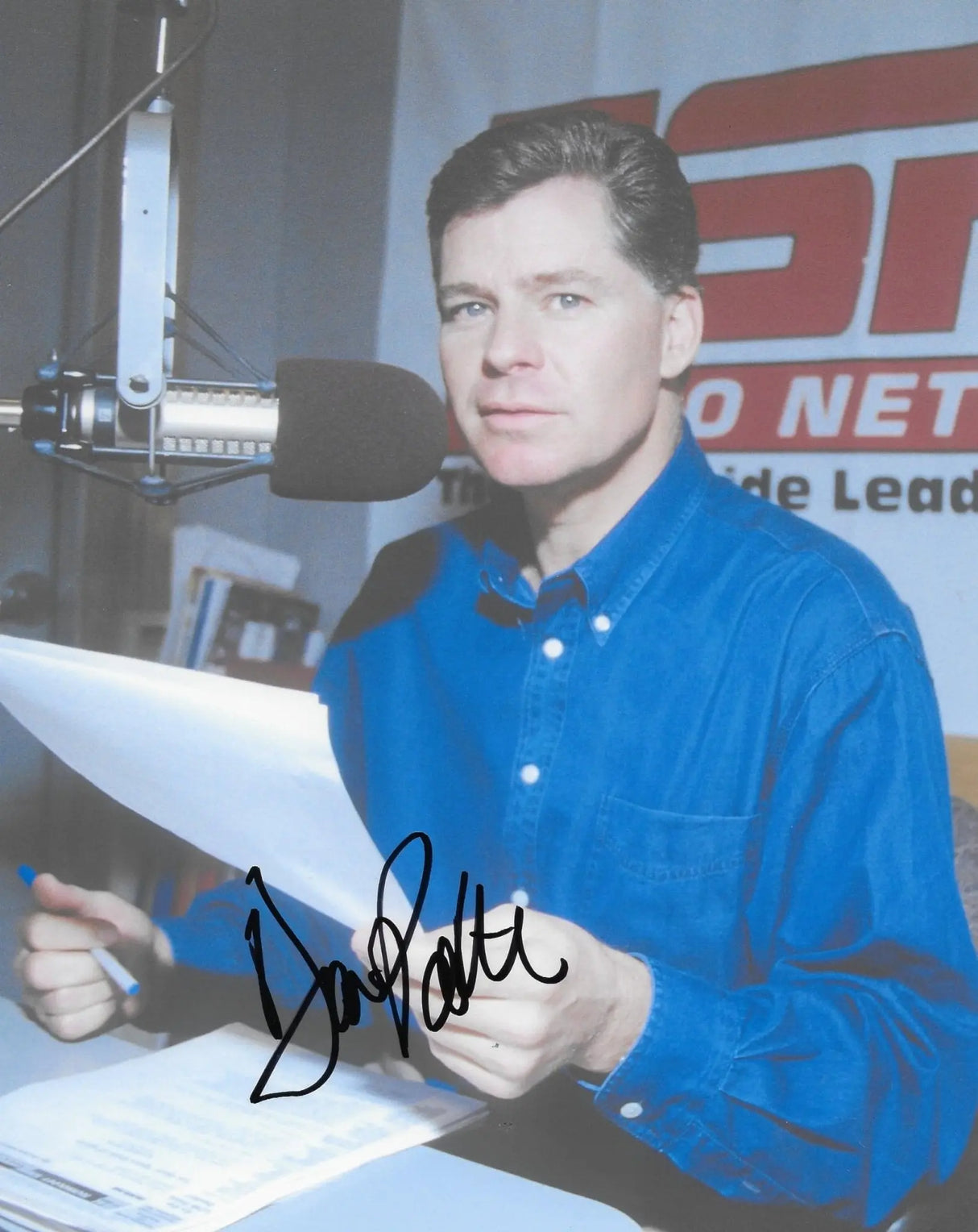 Dan Patrick Signed 8x10 Photo COA Proof Sportscaster ESPN Autographed Star,