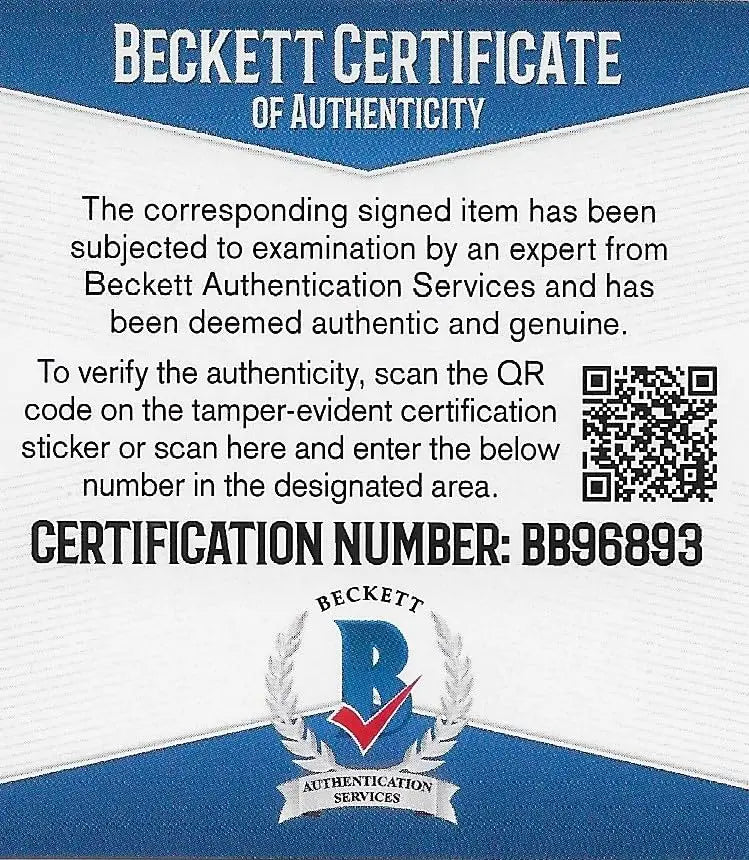 Dan Fouts Signed Football Proof Beckett COA Chargers Oregon Ducks Autographed