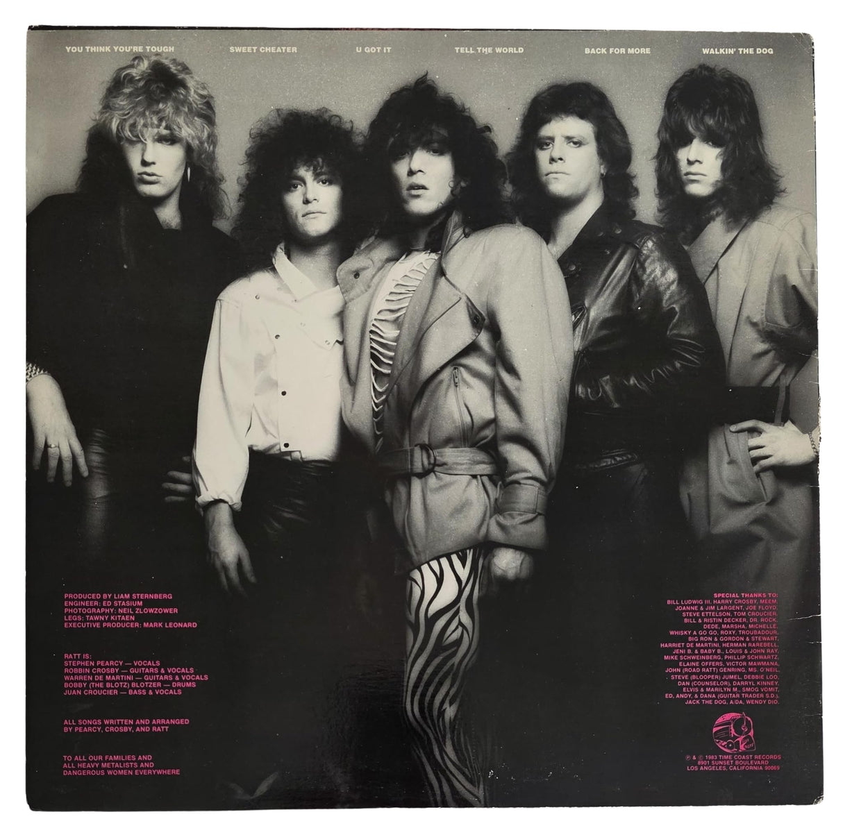 Stephen Pearcy Warren DeMartini Signed Ratt Album Proof COA Autographed Vinyl Record