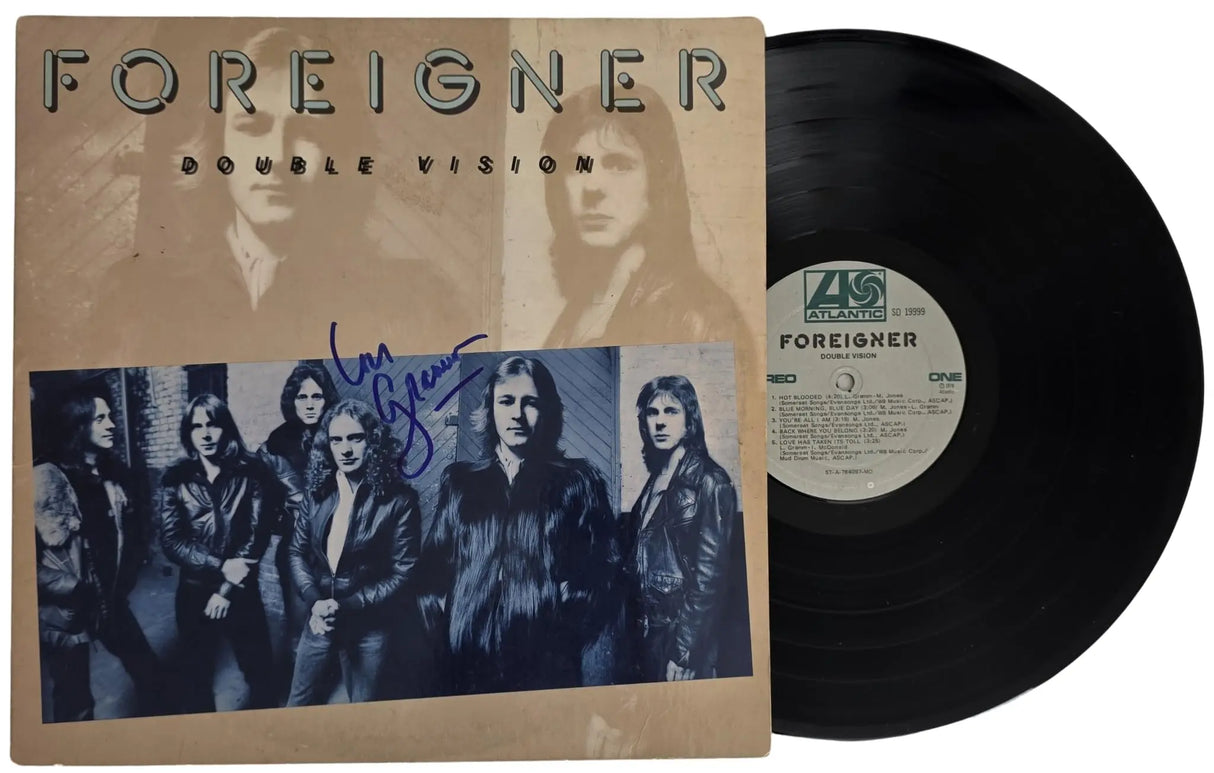 Lou Gramm Signed Foreigner Double Vision Album COA Exact Proof Autographed Vinyl Record