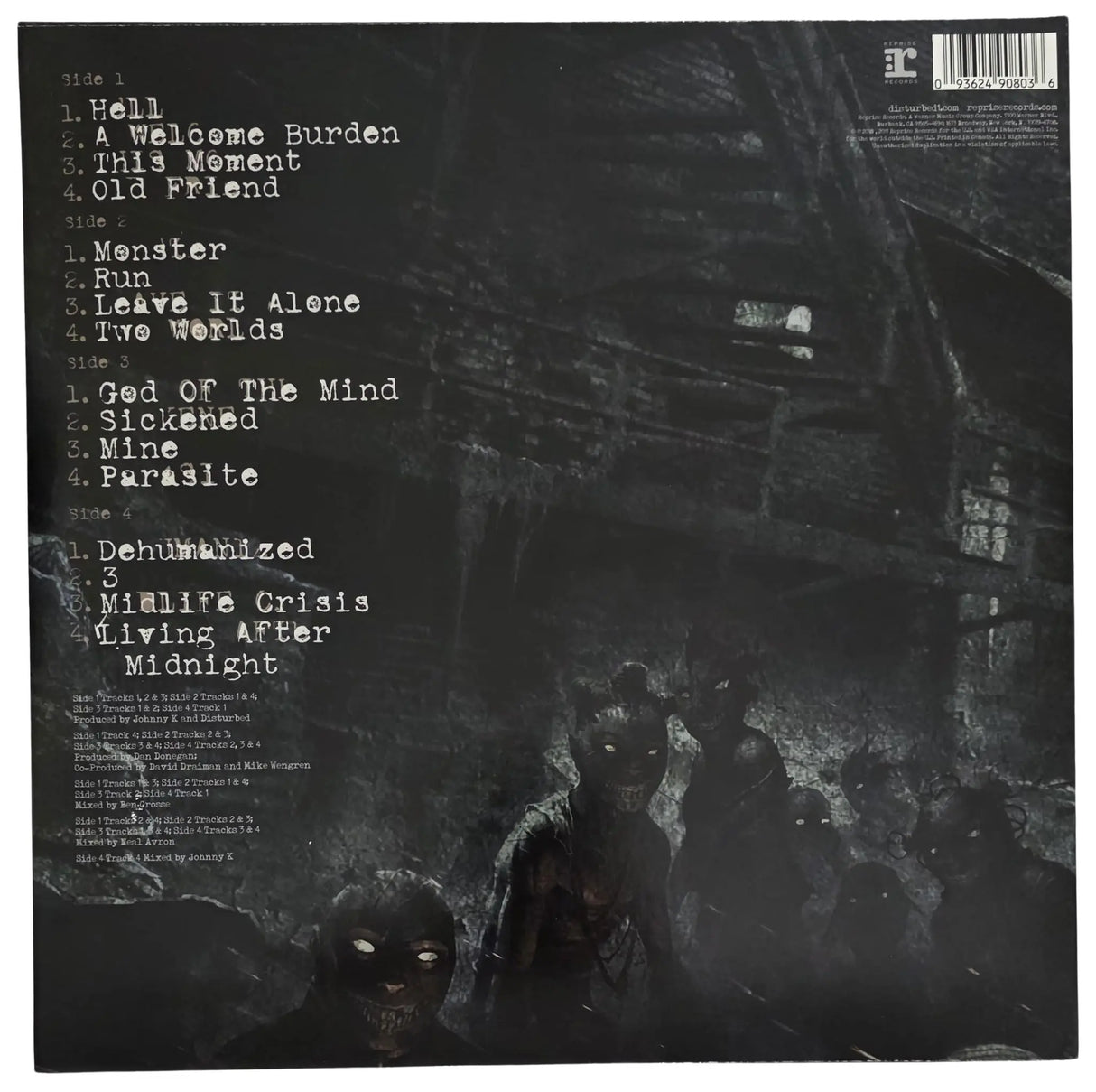 Disturbed Band Signed The Lost Children Album COA Proof Autographed Vinyl Record David Draiman,Dan Donegan,Mike Wengren