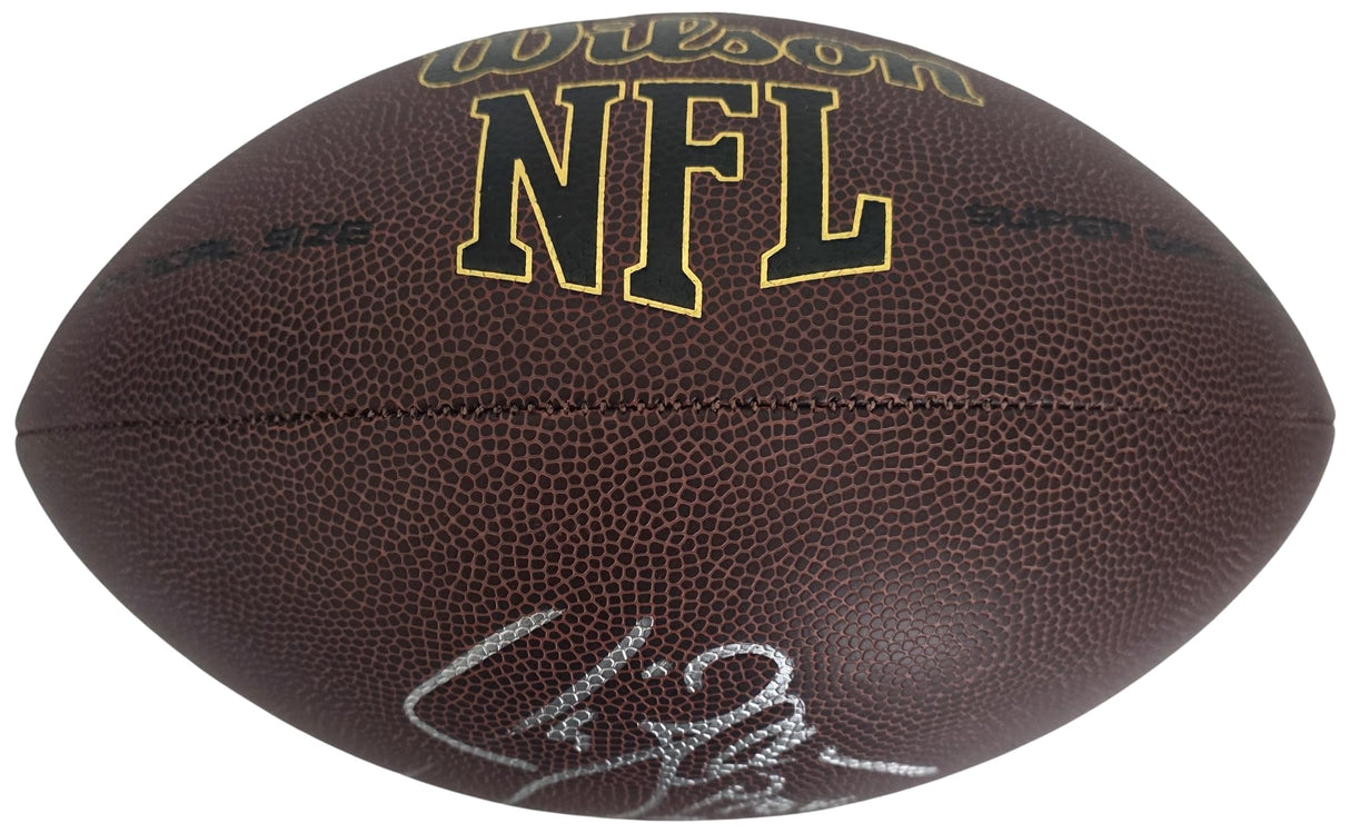 Jim Zorn Signed Football Exact Proof COA Autographed Seattle Seahawks