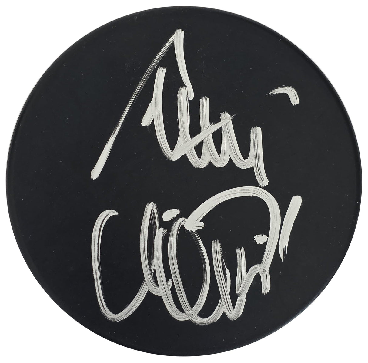 Antti Niemi Signed Hockey Puck COA Proof Autographed Canadiens Blackhawks Sharks