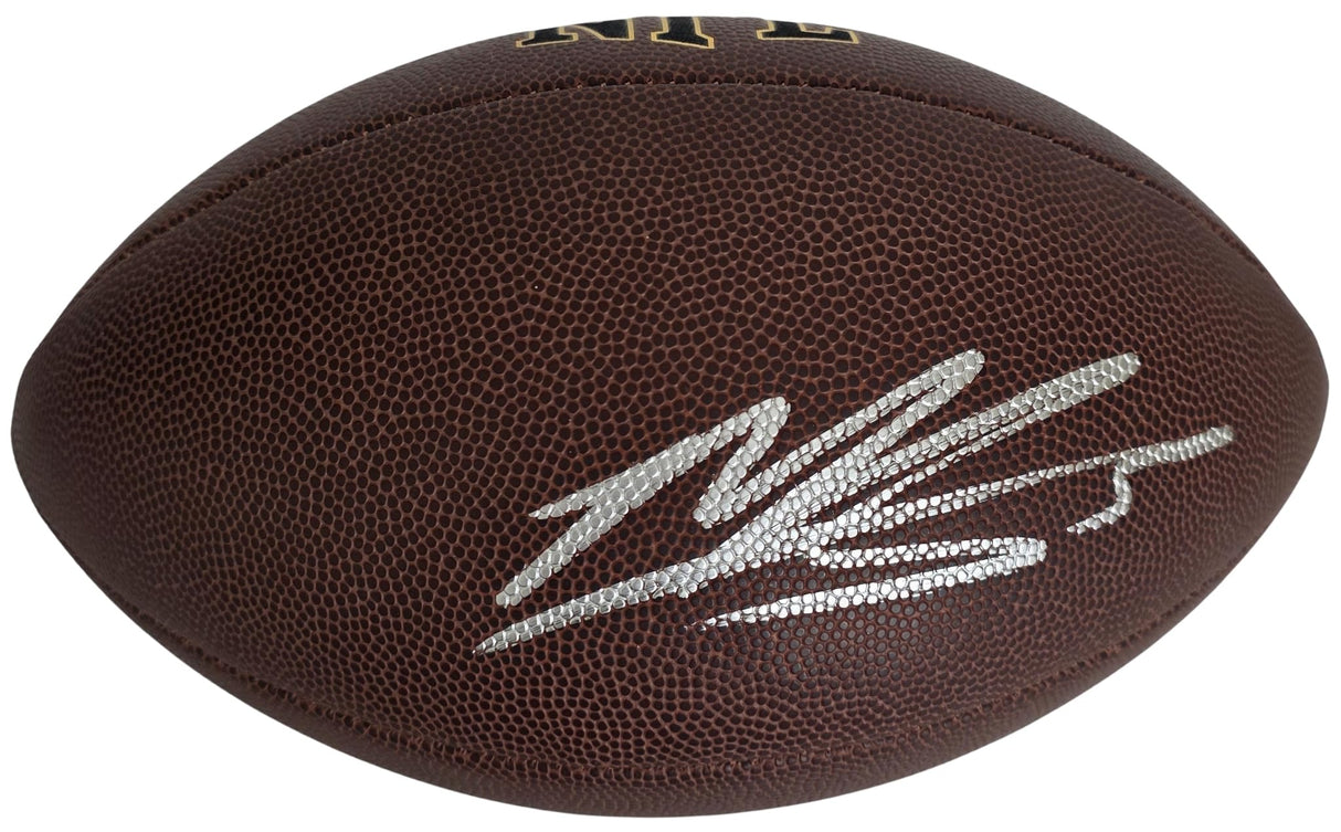 Marquise Brown Signed Football Proof COA Autographed KC Chiefs Cardinals Ravens