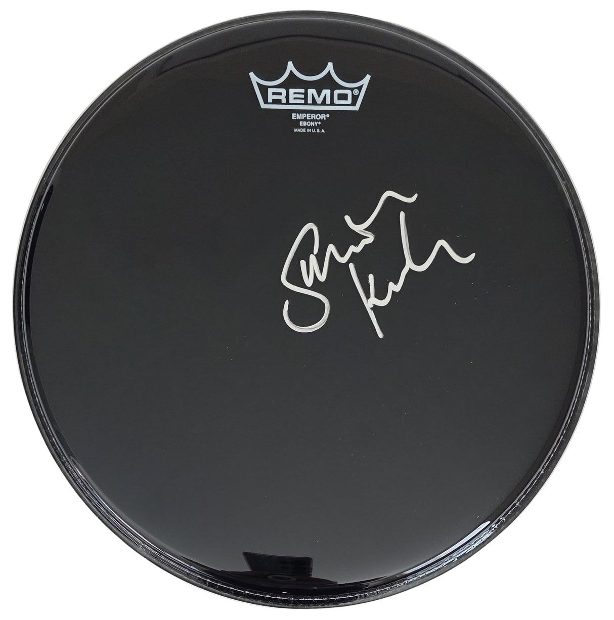 Simon Kirke Signed 12'' Remo Drumhead COA Exact Proof Autographed Bad Company