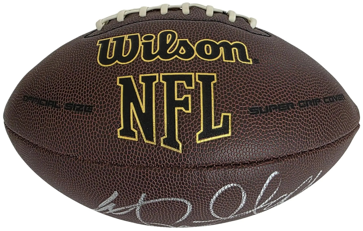 Marcell Dareus Signed Football Proof COA Autographed Buffalo Bills Alabama