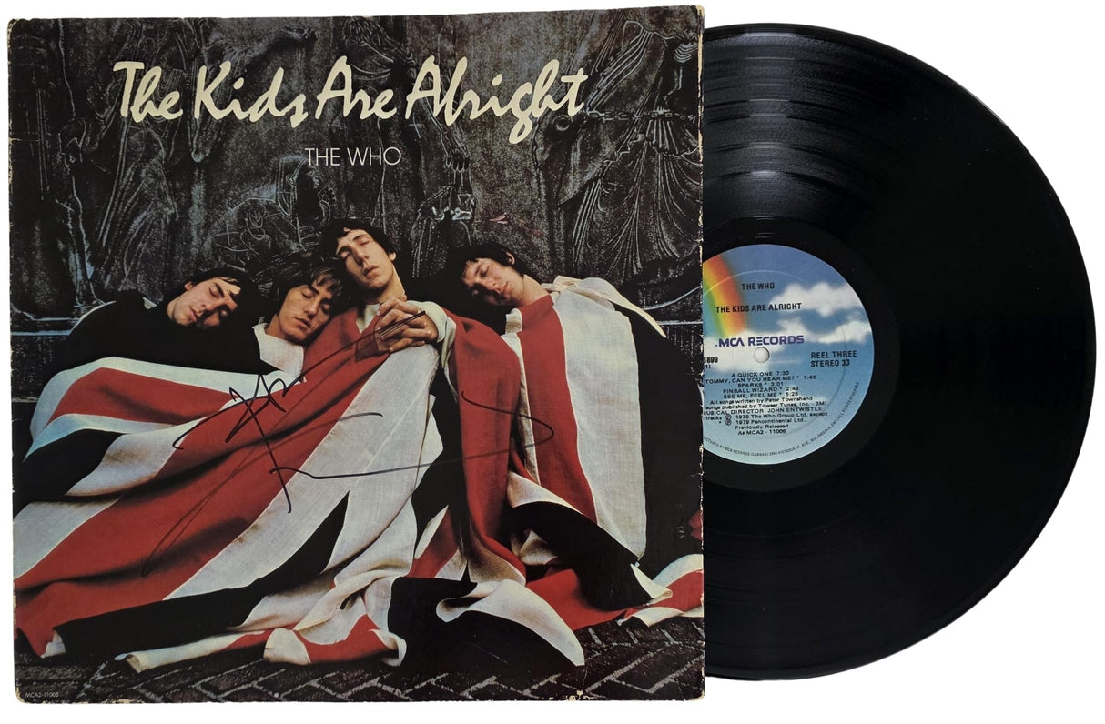 Pete Townshend Signed The Who The Kids Are Alright Album COA Proof Autographed Vinyl Record