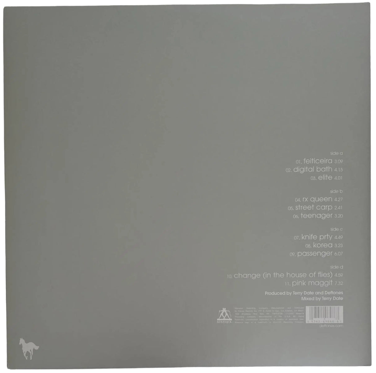 Chino Moreno Signed White Pony Album Proof Autographed Vinyl Record Deftones