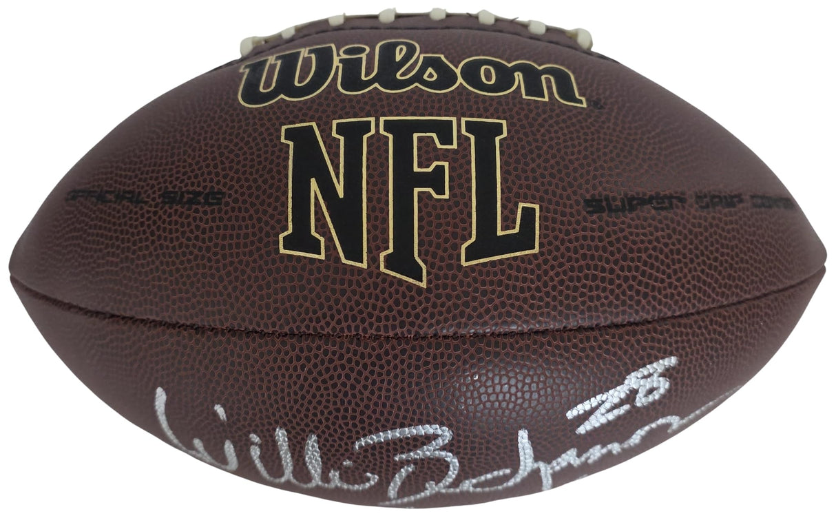 Willie Buchanon Signed Football COA Proof Photo Autographed Chargers Green Bay Packers