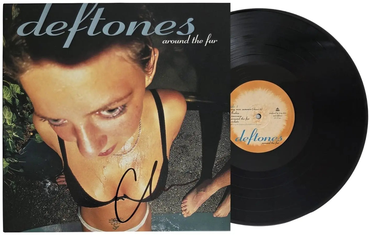 Chino Moreno Signed Deftone Around The Fur Album Proof Autographed Vinyl Record