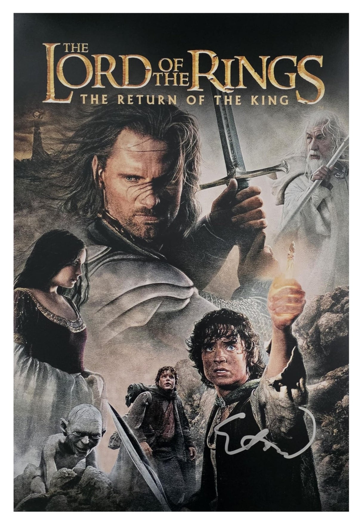 Elijah Wood Signed Lord Of The Rings 12x18 Photo Proof Autographed Poster.. Star