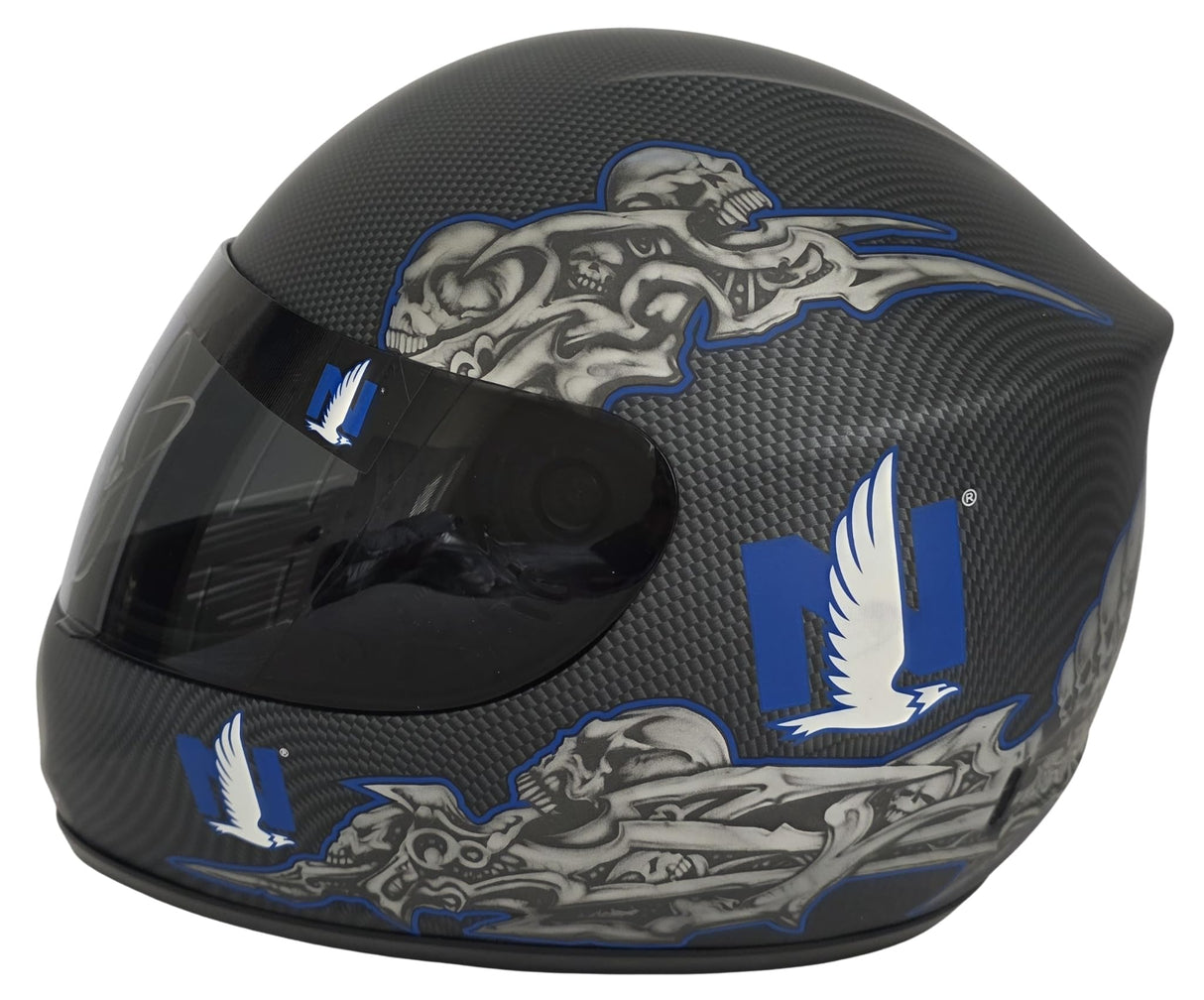 Dale Earnhardt Signed Nation Wide Nascar Full Size Helmet COA Proof Autographed