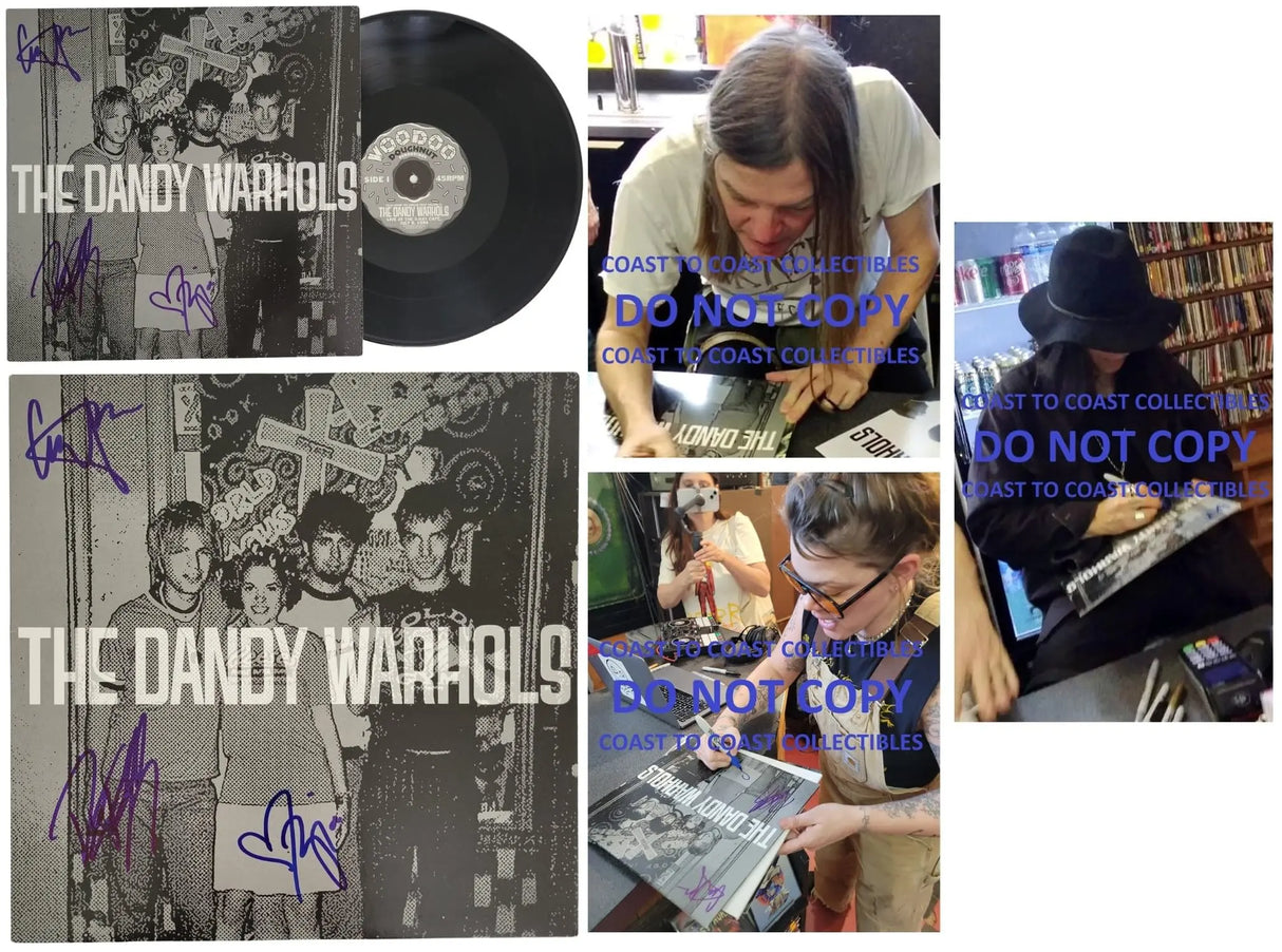 The Dandy Warhols Signed Live At The X-Ray Cafe Album Exact Proof COA Autographed Vinyl Record
