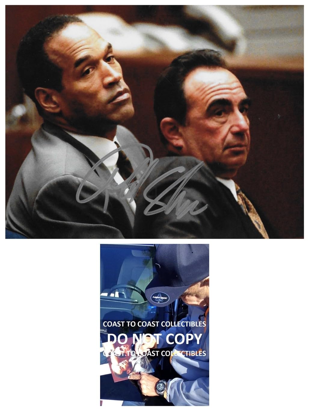 Robert Shapiro Signed 8x10 Photo COA Proof Autographed Defense Lawyer OJ Simpson Dream Team