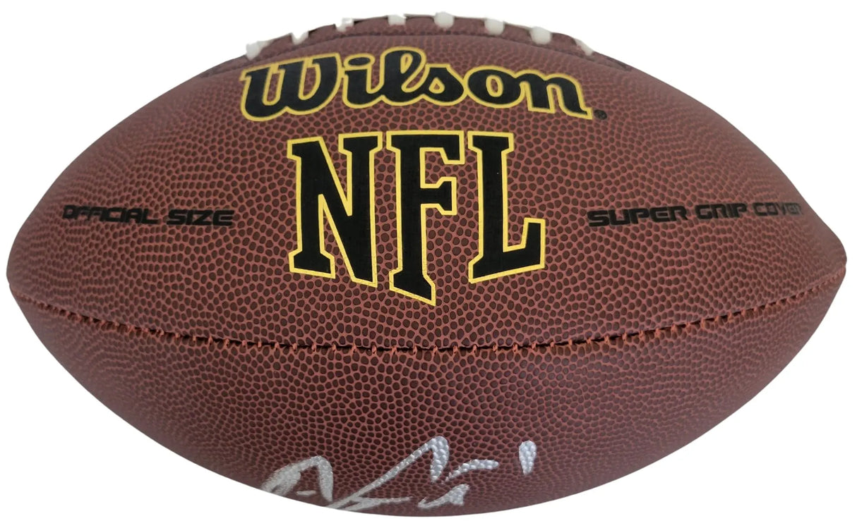 Arik Armstead Signed Football COA Proof Autographed Jaguars 49ers Oregon Ducks