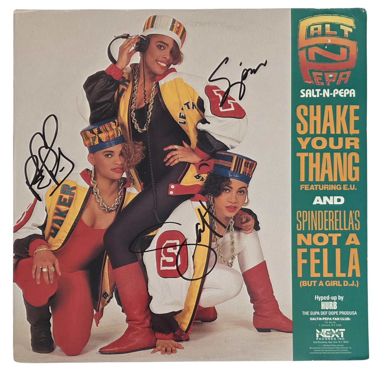 Salt - N - Pepa Signed Shake Your Thang Album COA Proof Autographed Vinyl Record