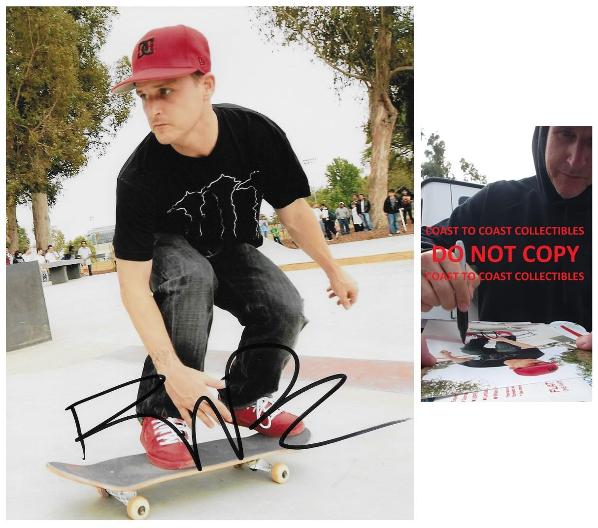 Rob Dyrdek skateboarder MTV star signed 8x10 Photo proof COA autographed.