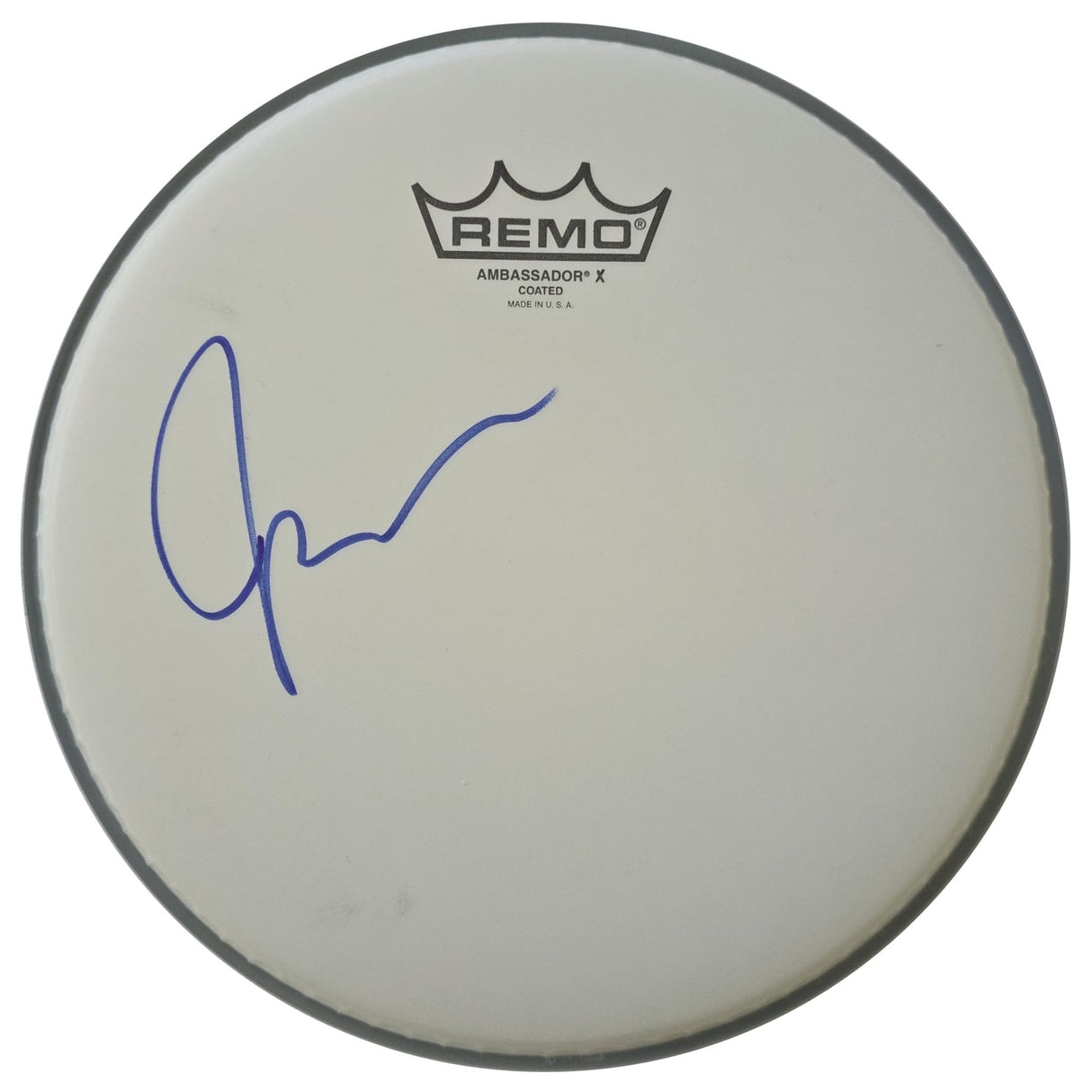 Jason McGerr Death Cab for Cutie Drummer Signed Drumhead COA Proof Autographed