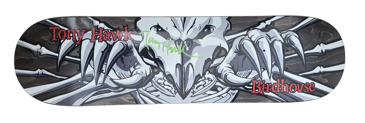 Tony Hawk Signed Skateboard Deck Birdhouse Proof COA Autographed.