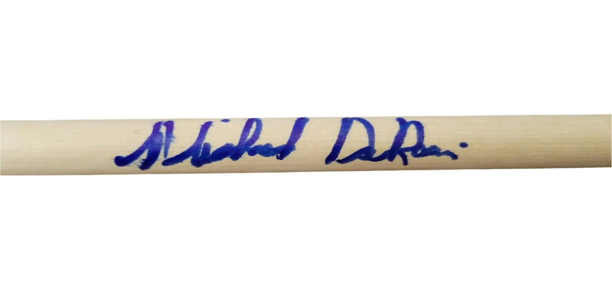 Michael Derosier Heart Drummer Signed Drumstick COA Exact Proof Autographed STAR