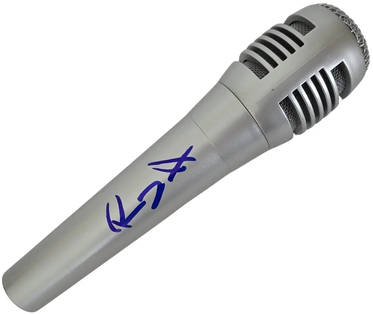 RZA WU Tang Clan Rapper Signed Microphone COA Exact Proof Autographed Mic