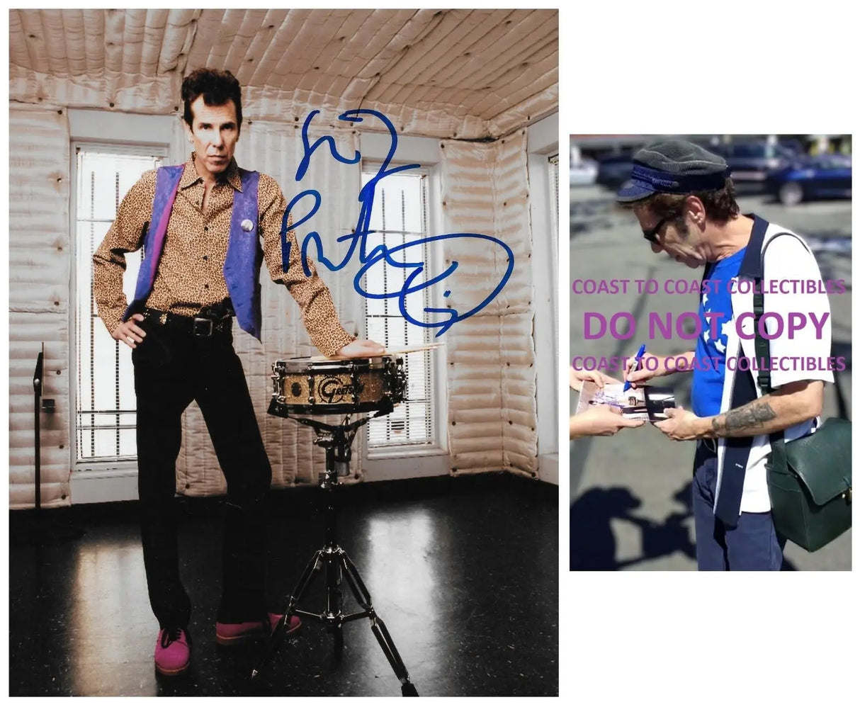 Slim Jim Phantom Signed 8x10 Photo Proof COA Autographed Stray Cats Drummer..
