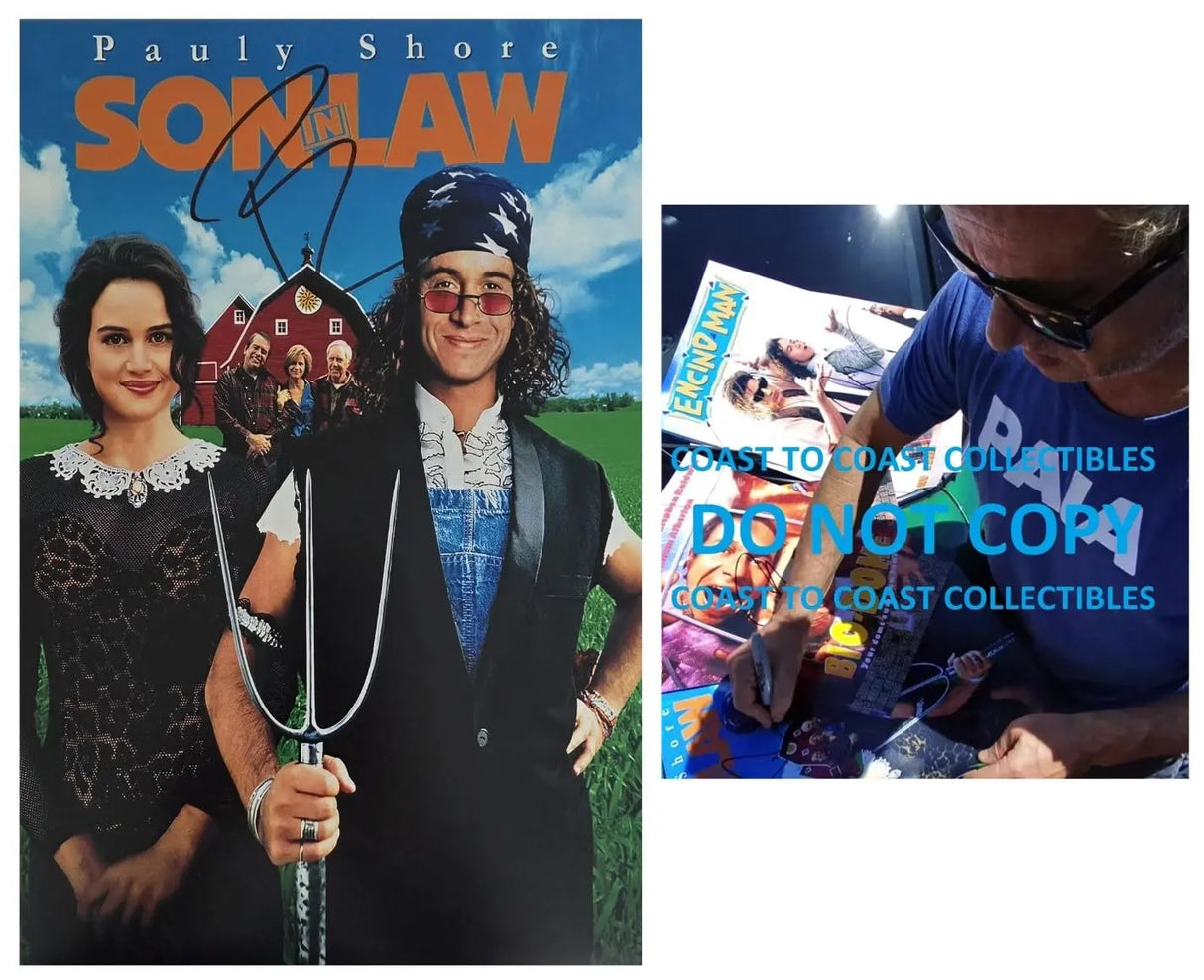 Pauly Shore Signed Son in Law 12x18 Photo COA Exact Proof Autographed Poster Star
