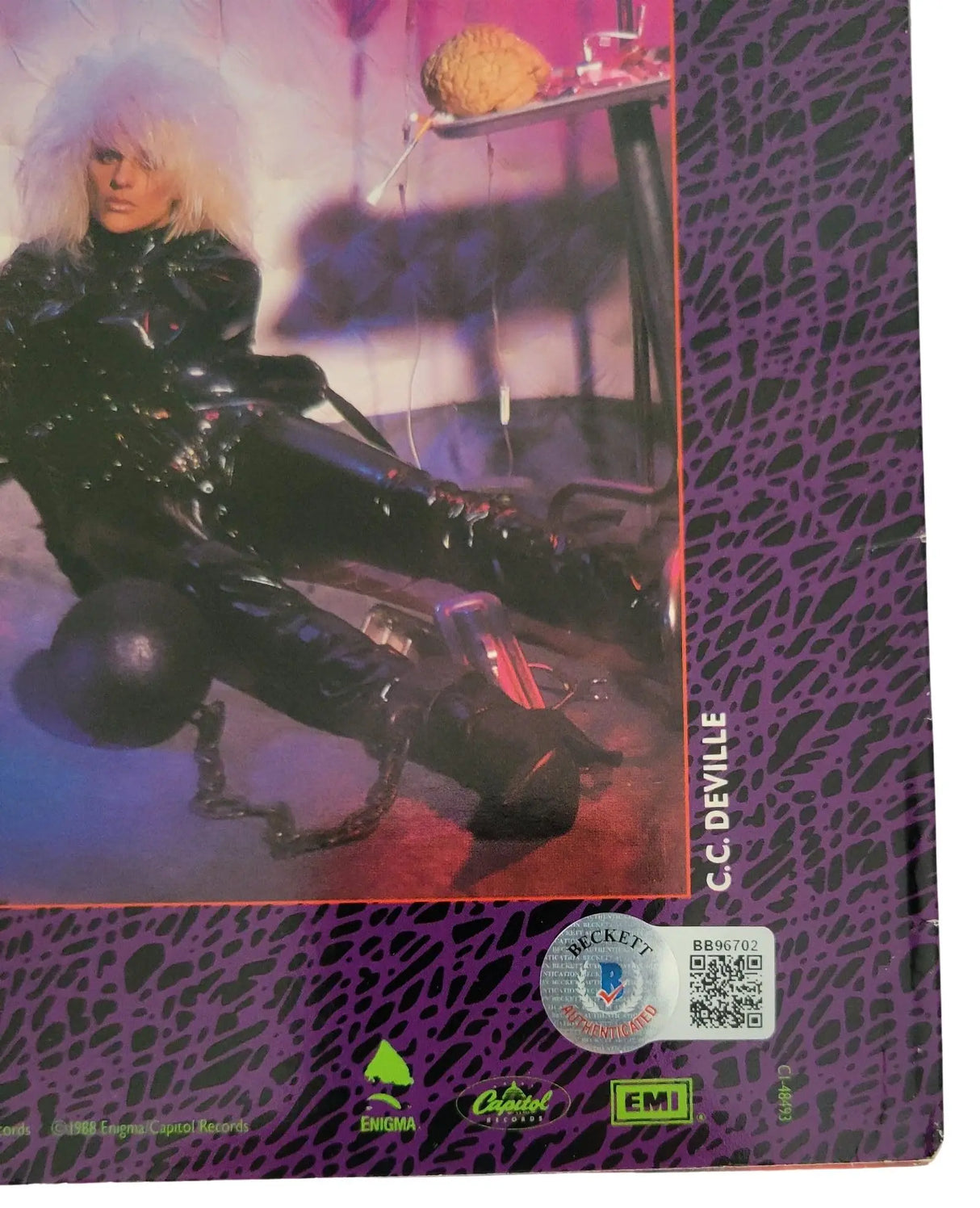 Bret Michaels Signed Poison Open Up and Say...Ahh! Album Beckett COA Proof Autographed Vinyl Record