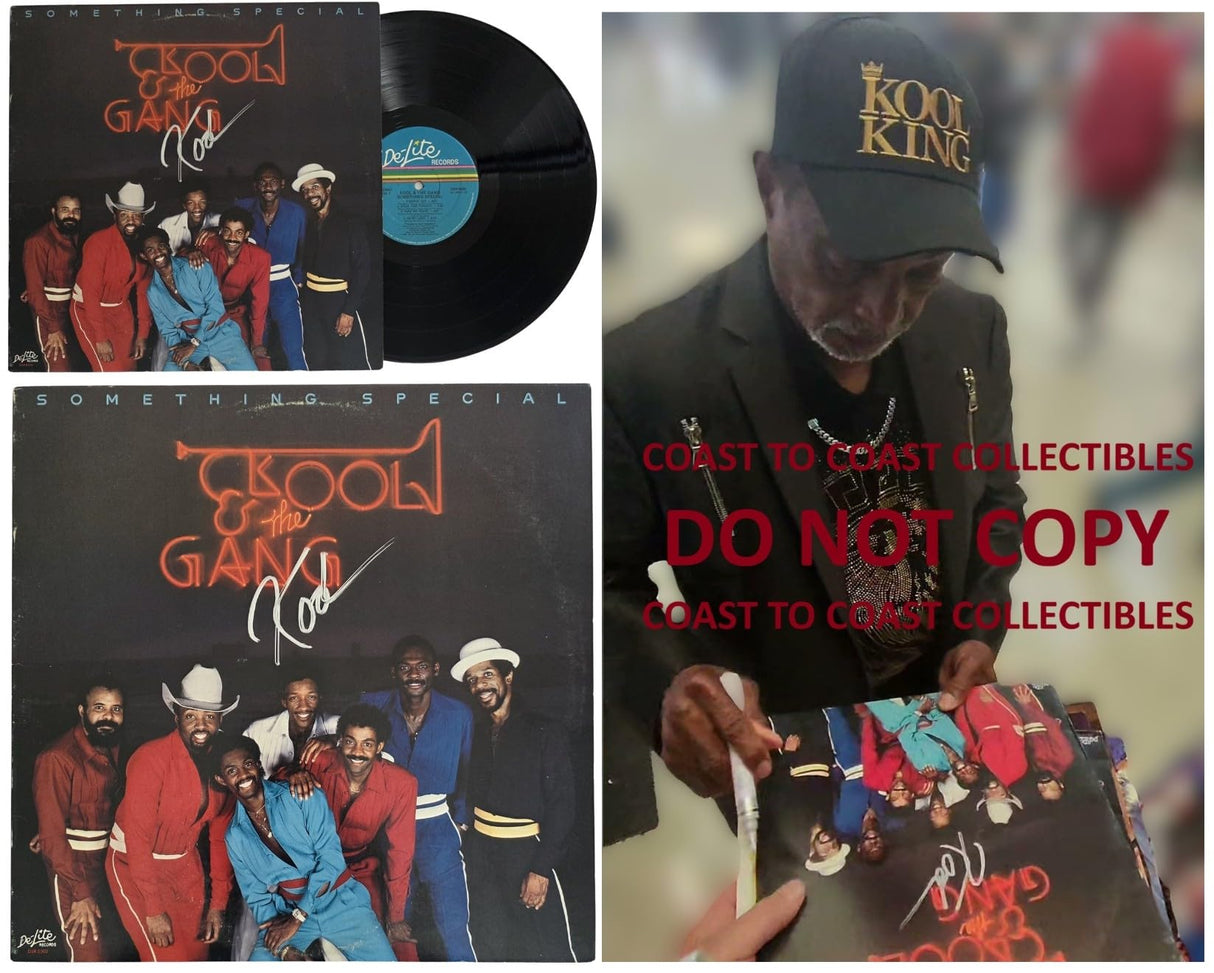 Robert Bell Signed Kool & the Gang Something Special Album COA Proof Autographed Vinyl Record