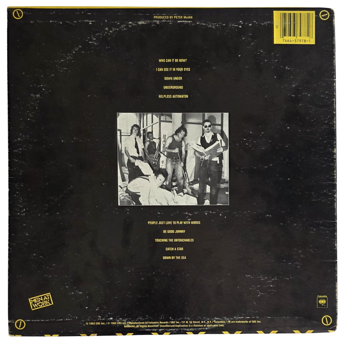 Colin Hay Signed Men At Work Business as Usual Album COA Proof Autographed Vinyl Record