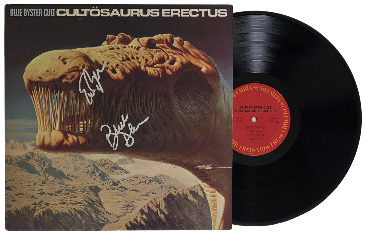 Blue Oyster Cult Signed Cultosaurus Erectus Album COA Proof Autographed Vinyl Record