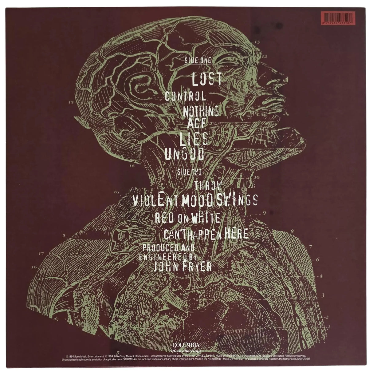 Chris Hall Signed Stabbing Westward Ungod Album COA Proof Autographed Vinyl Record