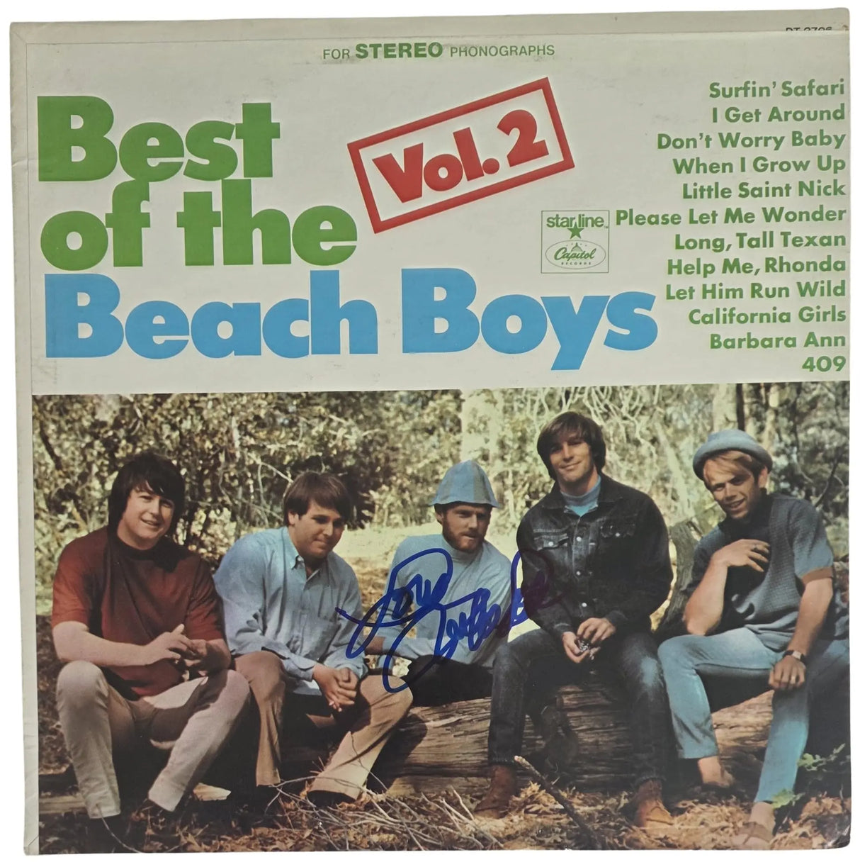 Mike Love Signed Best of the Beach Boys Vol 2 Album COA Proof Autographed Vinyl Record