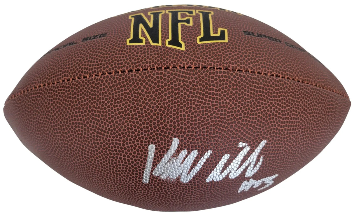 Kyren Williams Signed Football Proof COA Autographed Los Angeles Rams Notre Dame