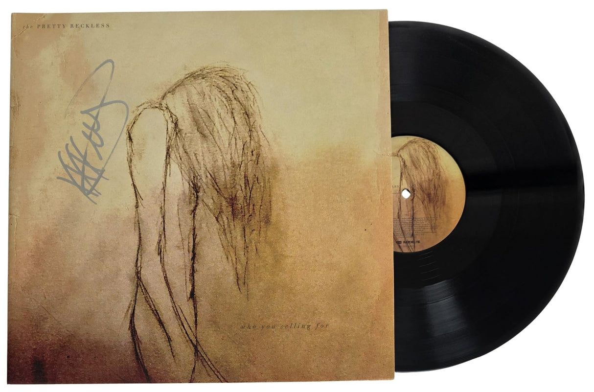 Taylor Momsen Signed The Pretty Reckless Who You Selling For Album COA Proof Autographed Vinyl Record