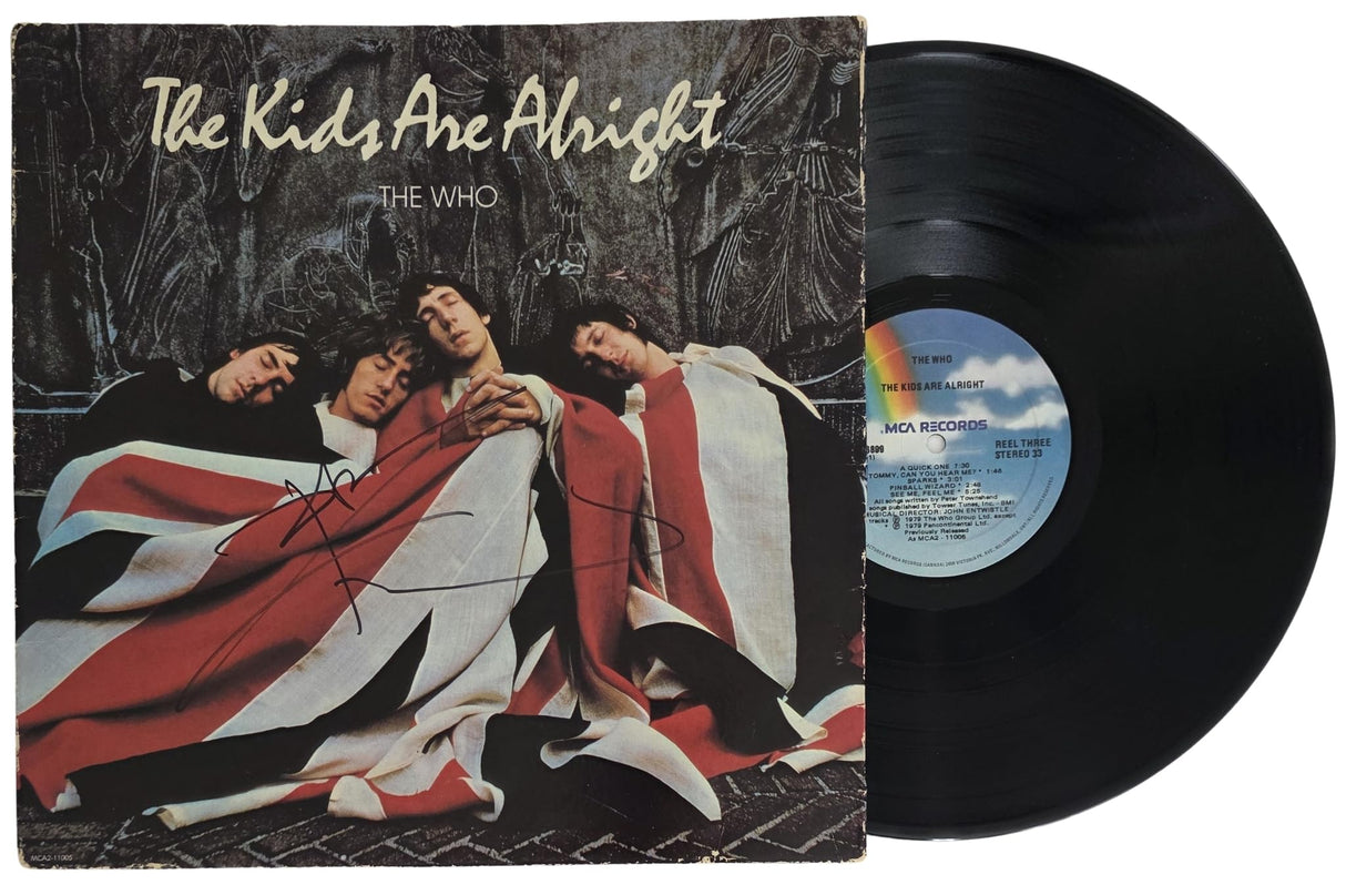 Pete Townshend Signed The Who The Kids Are Alright Album COA Proof Autographed Vinyl Record