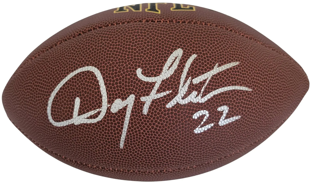 Doug Flutie Signed Football Proof COA Autographed Bills Boston College Heisman