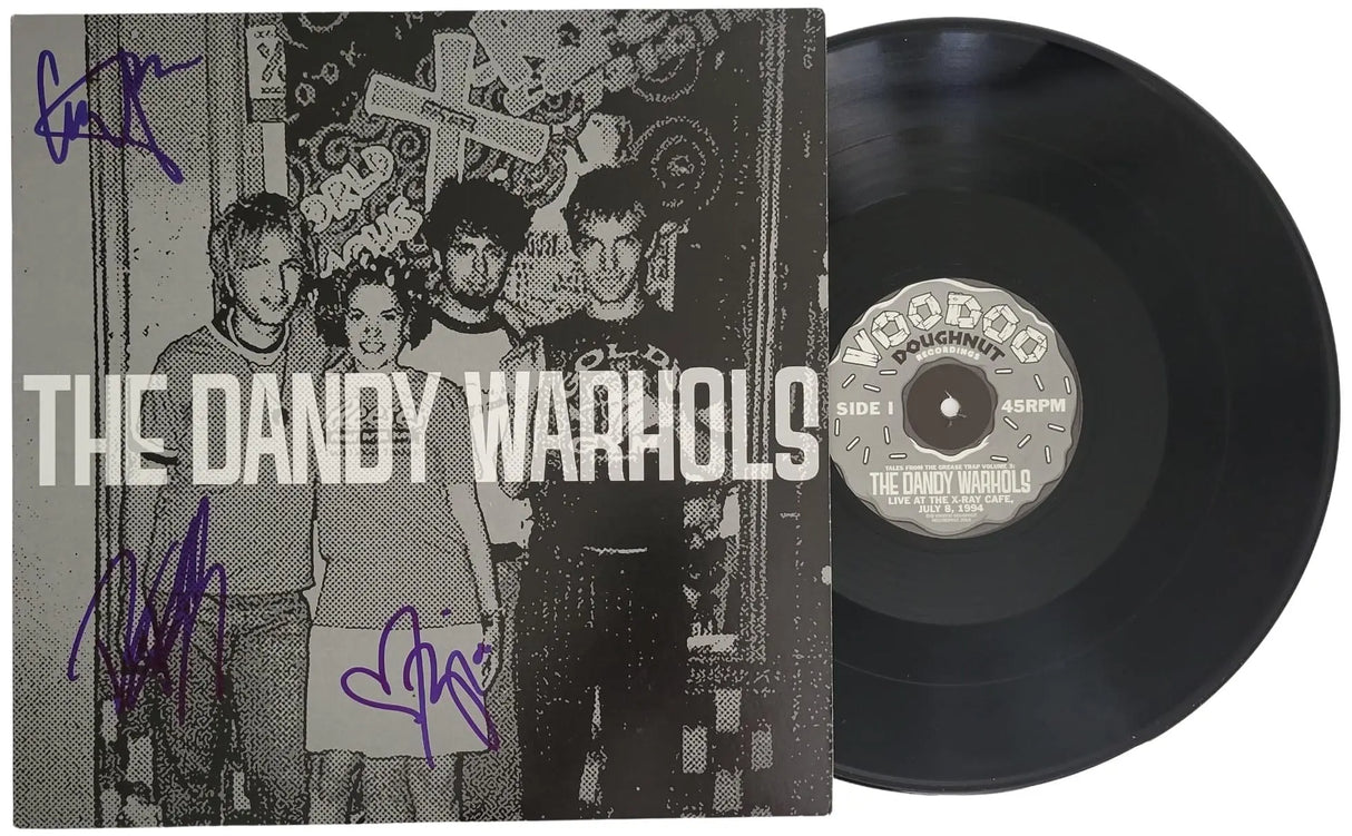 The Dandy Warhols Signed Live At The X-Ray Cafe Album Exact Proof COA Autographed Vinyl Record
