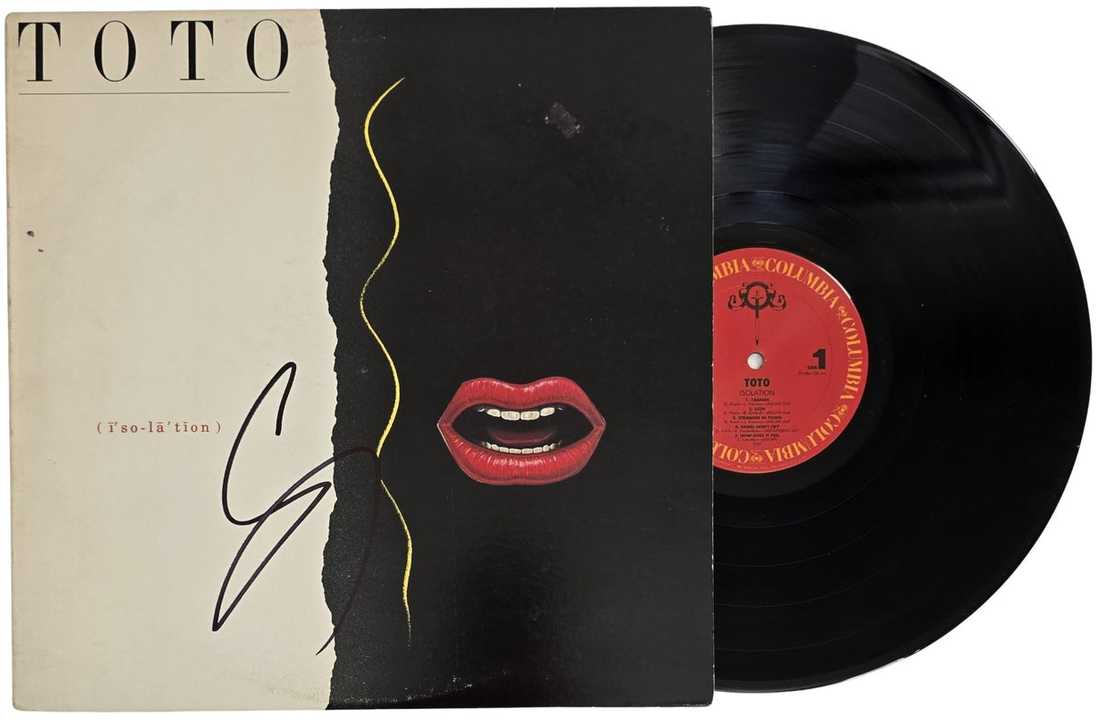 Steve Lukather Signed Toto Isolation Album COA Proof Autographed Vinyl Record