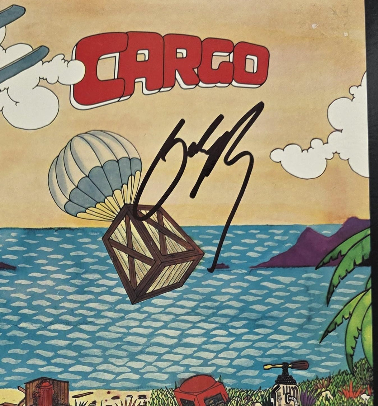 Colin Hay Signed Men At Work Cargo Album COA Proof Autographed Vinyl Record